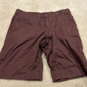 Unique Casuals Brown Bermuda Shorts